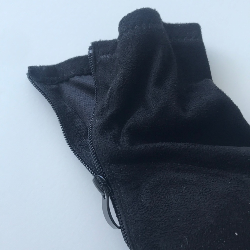 ✨Last✨ Black Vegan Suede Almond Toe Boots - Picture 5 of 8
